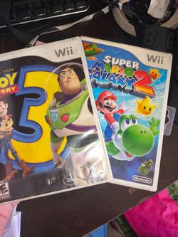Toy Story 3 & Super Mario Galaxy 2 Wii games