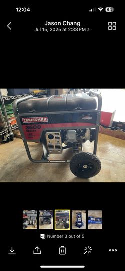 Craftsman Generator