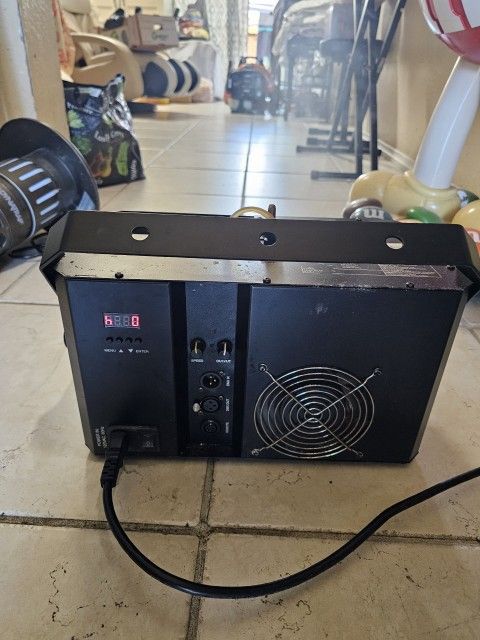 +Chauvet DJ Hurricane Haze 4D - 1100W smoker Water-Based Haze Machine with Built-in Remote and DMX in Black Finish