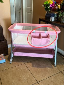 Baby bed side Bassinet (pink)