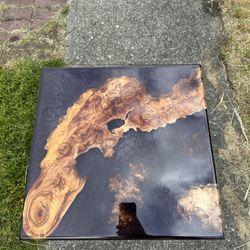 Spalted Maple Burl Epoxy Table