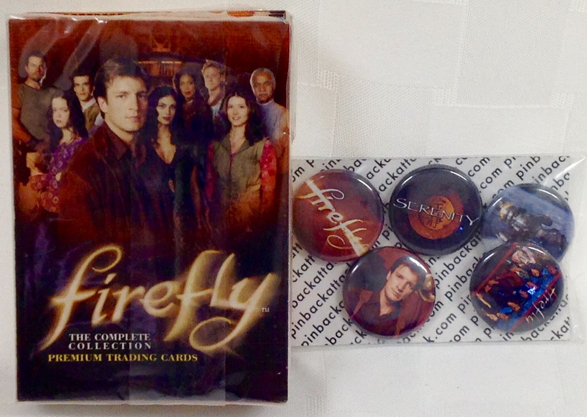 New Firefly Base Pack Complete full set 1-72 & 5 new button pins
