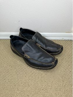 Vintage Cole Haan Nike Air Sole Leather Black Dress Shoes Loafers C04500 (Men’s Size 9)