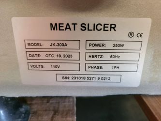 Vevor meat slicer