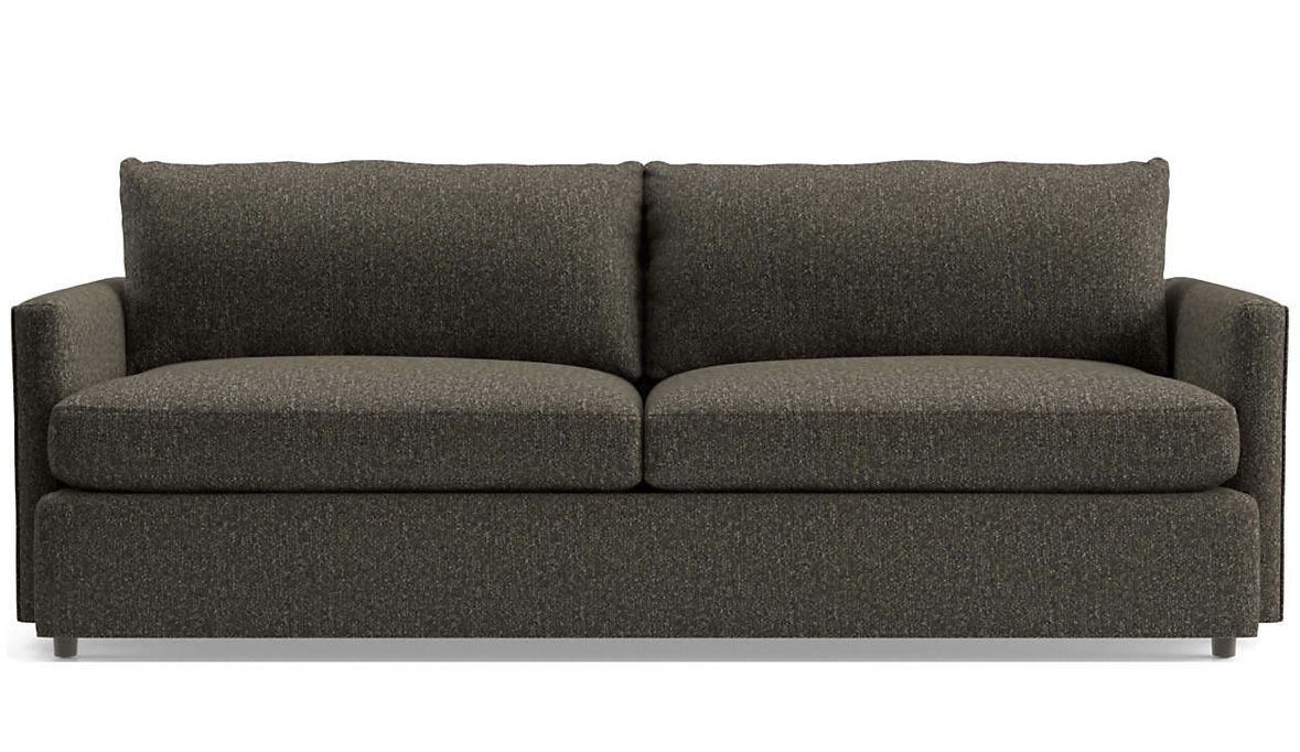 Crate & Barrel - Lounge II Sofa 93" - Taft Truffle