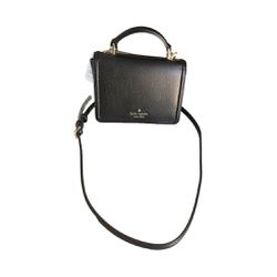 Kate Spade Mini Black Leather Patterson Crossbody and Hand Bag
