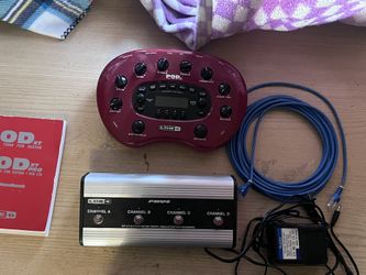 Line 6 POD XT With All Accessories. 