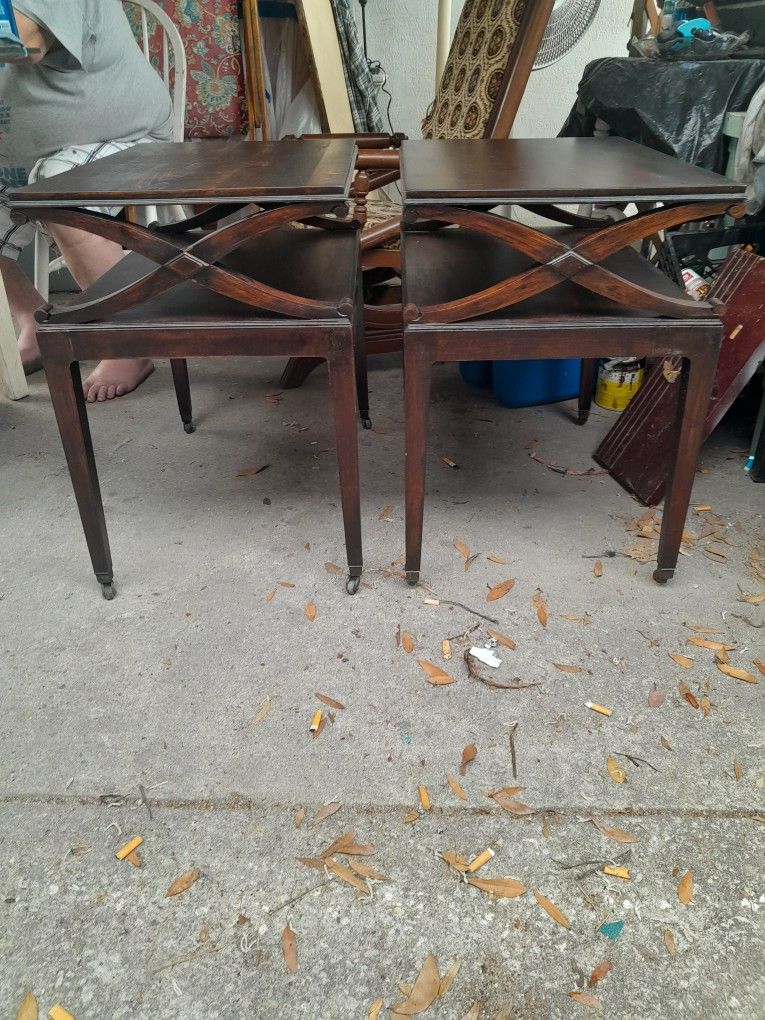 Vintage Rare Side Tables WEIMAN FURNITURE COMPANY 