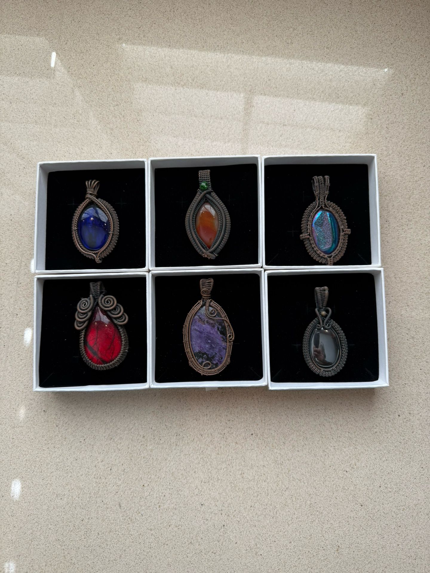 WONDERFUL Stone Pendants for Every Occassion with Gift Box—DISCOUNT for Multiple Purchases