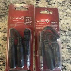 1/4 TRS male To Dual TRS female Y Cable Headphone Spliter