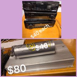 JVC & Kenwood Car Stereo Head Units & amps