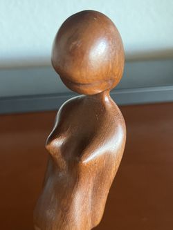 Arne Basse Denmark Mid Century Danish Modern Teak 11-1/2” Nude
