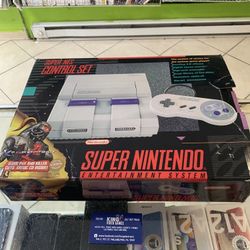 Super Nintendo In Box Used 