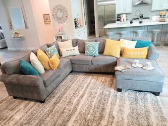 3 piece U Shaped Sectional Sofa