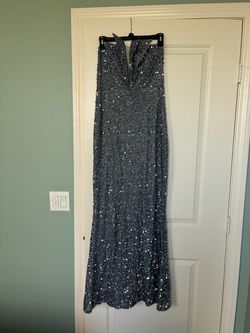 Woman’s long evening gown