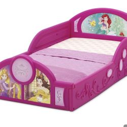 Disney Princess Plastic Sleep and Play Toddler Bed Frame 