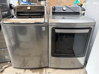 LG. WASHER AND GAS  DRYER