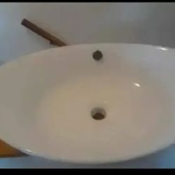Modern Ceramic Vessel Sink - Vanity Bowl - Large Oval White..... CHECK OUT MY PAGE FOR MORE ITEMS