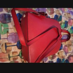 Michael Kors Authentic Backpack Purse. Red. New