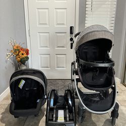 stroller and car seat ( Graco) 