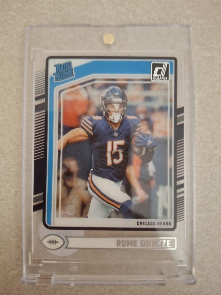Rome Odunze Donruss Clearly