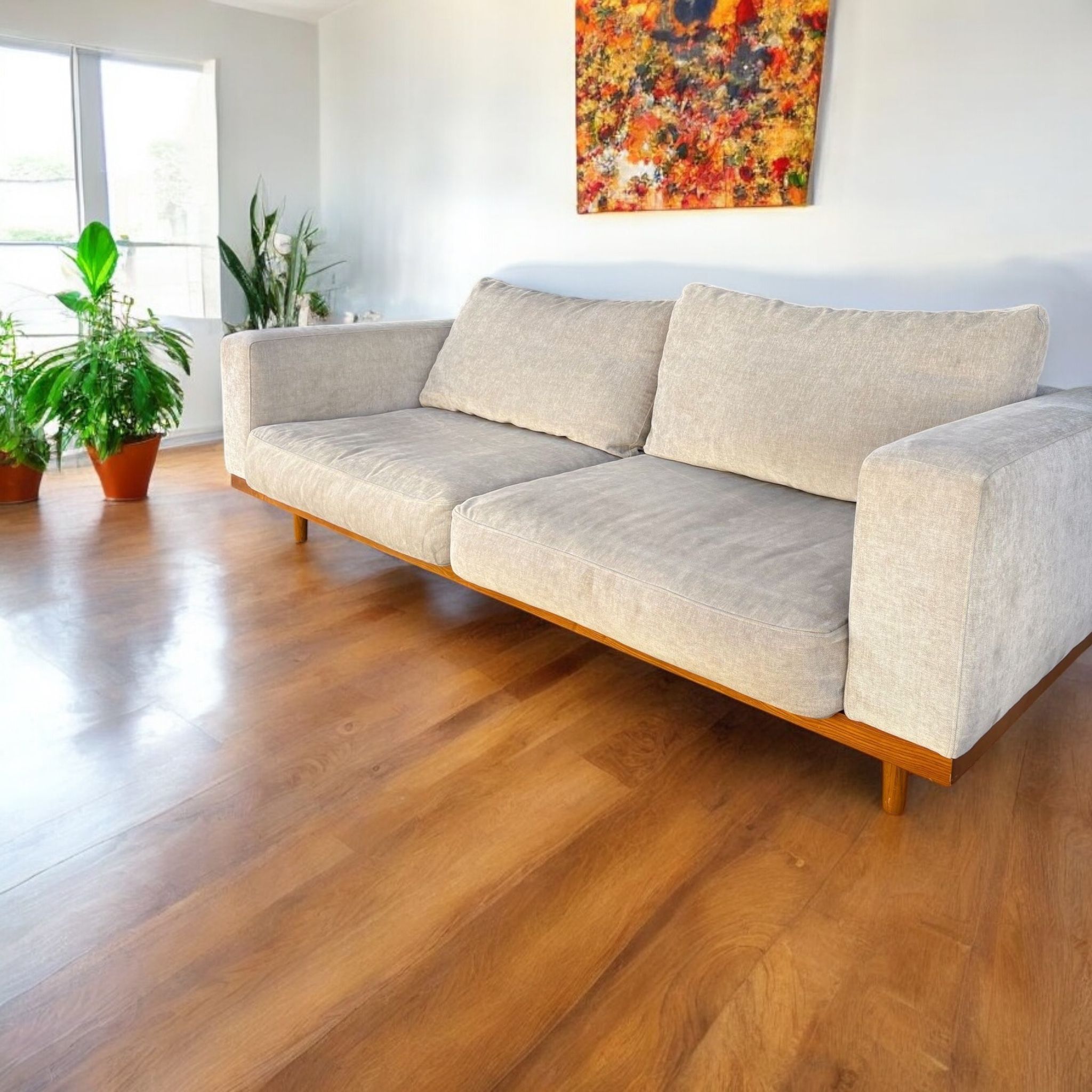 West Elm Down & Feather Loveseat Couch 🛻Delivery Available🛻