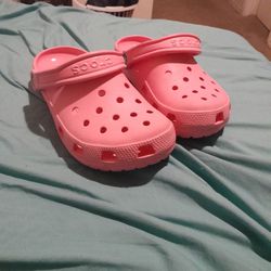 Pink Crocs J4 size 