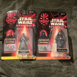 Darth Maul and Darth Sidious Action Figures