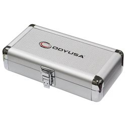 Odyssey KU4PFSD, KROM Series 7.72" x 3" x 1.5" Interior Compact Utility Accessory Case - Silver Diamond