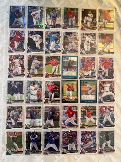 36 Card Bowman Prospect Lot – 1st Bowmans, Autos & Stars