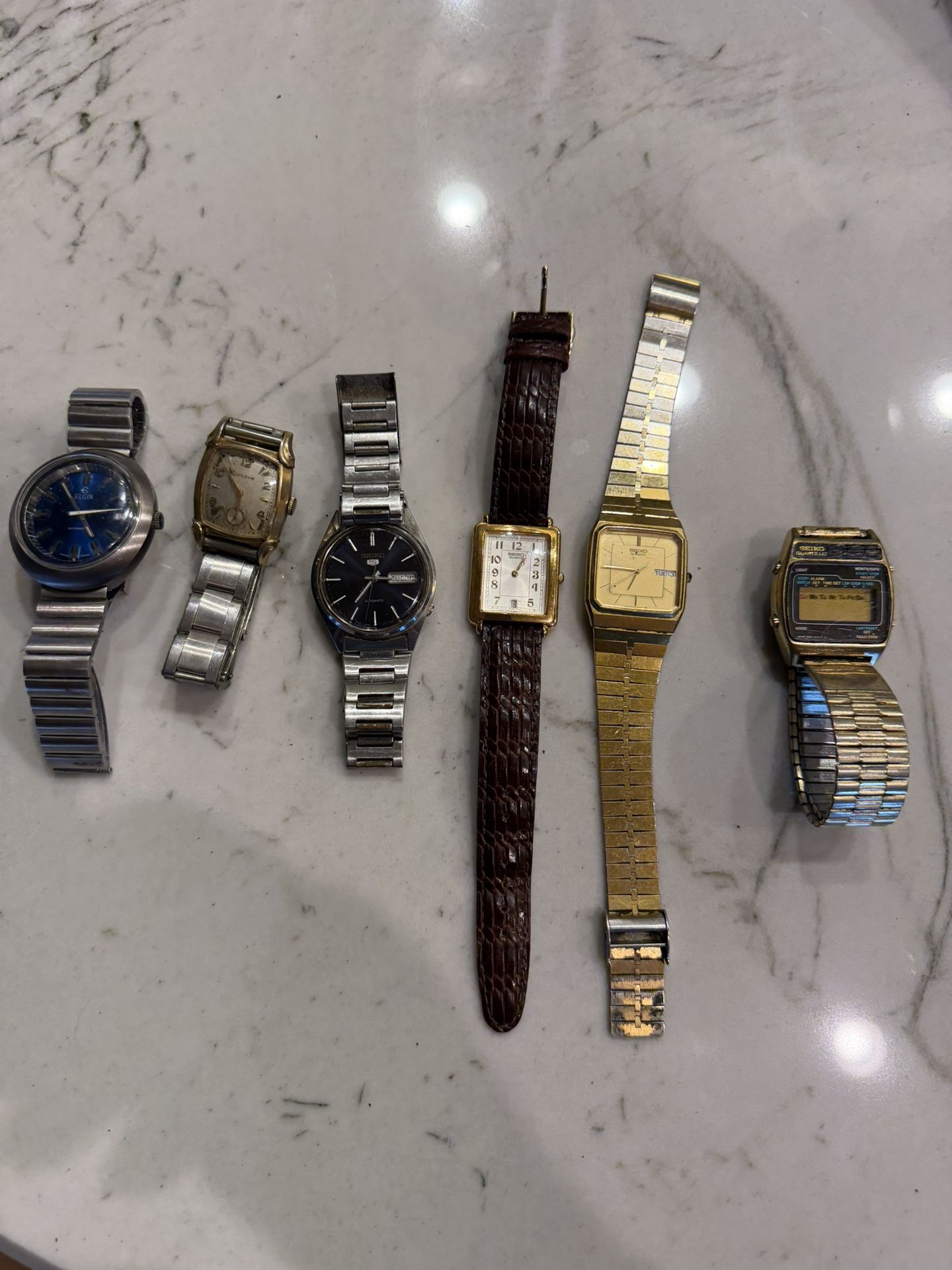 Six Vintage Watches