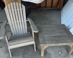 Adirondack Chairs Set of 2 with side table