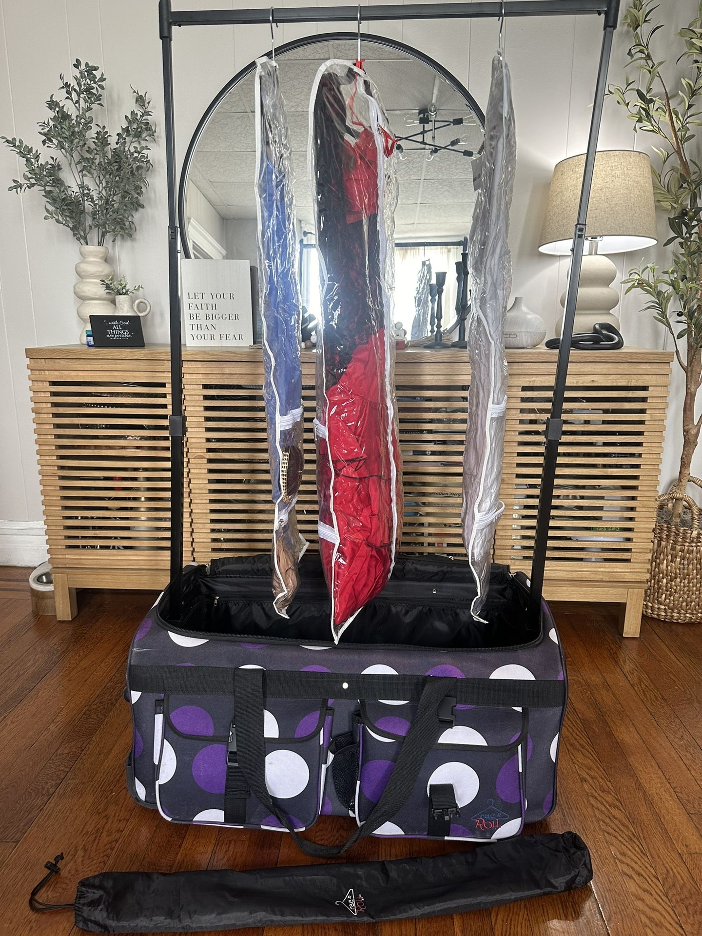 Rac And Roll Dance Costume Travel Bag.