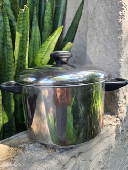 Stock pot, 3 qt., "Meyer Steel"