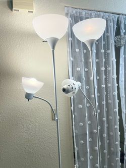 White Floor Lamp Bases – Set of 2