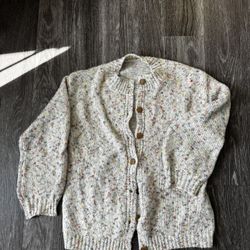 Cream soft cardigan