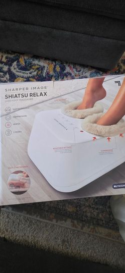 Sharper image shiatsu relax foot massager