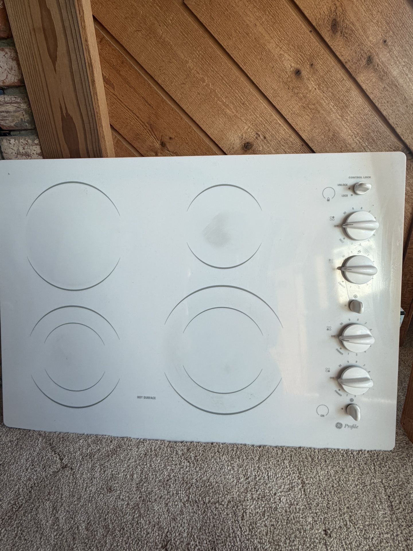 GE Profile Electric Cooktop