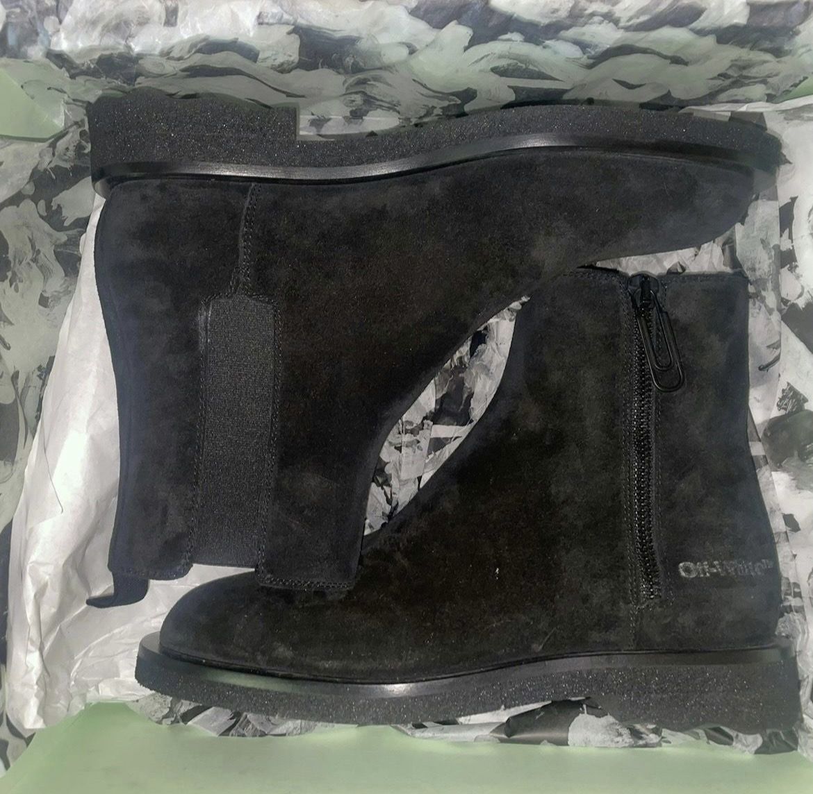 Off White Chelsea Boots