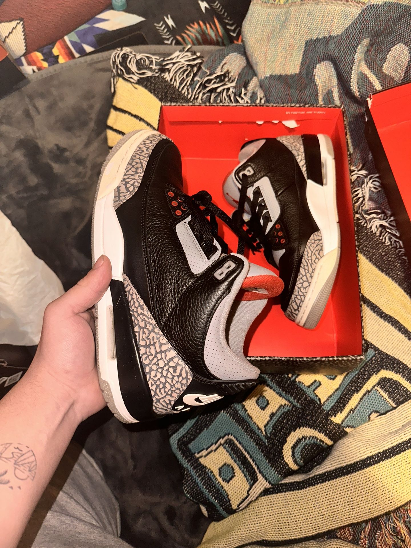 🚨Selling these sz,10.5! 2017 Cement 3’s 