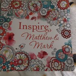 Inspire Matthew And Mark Coloring Bible 