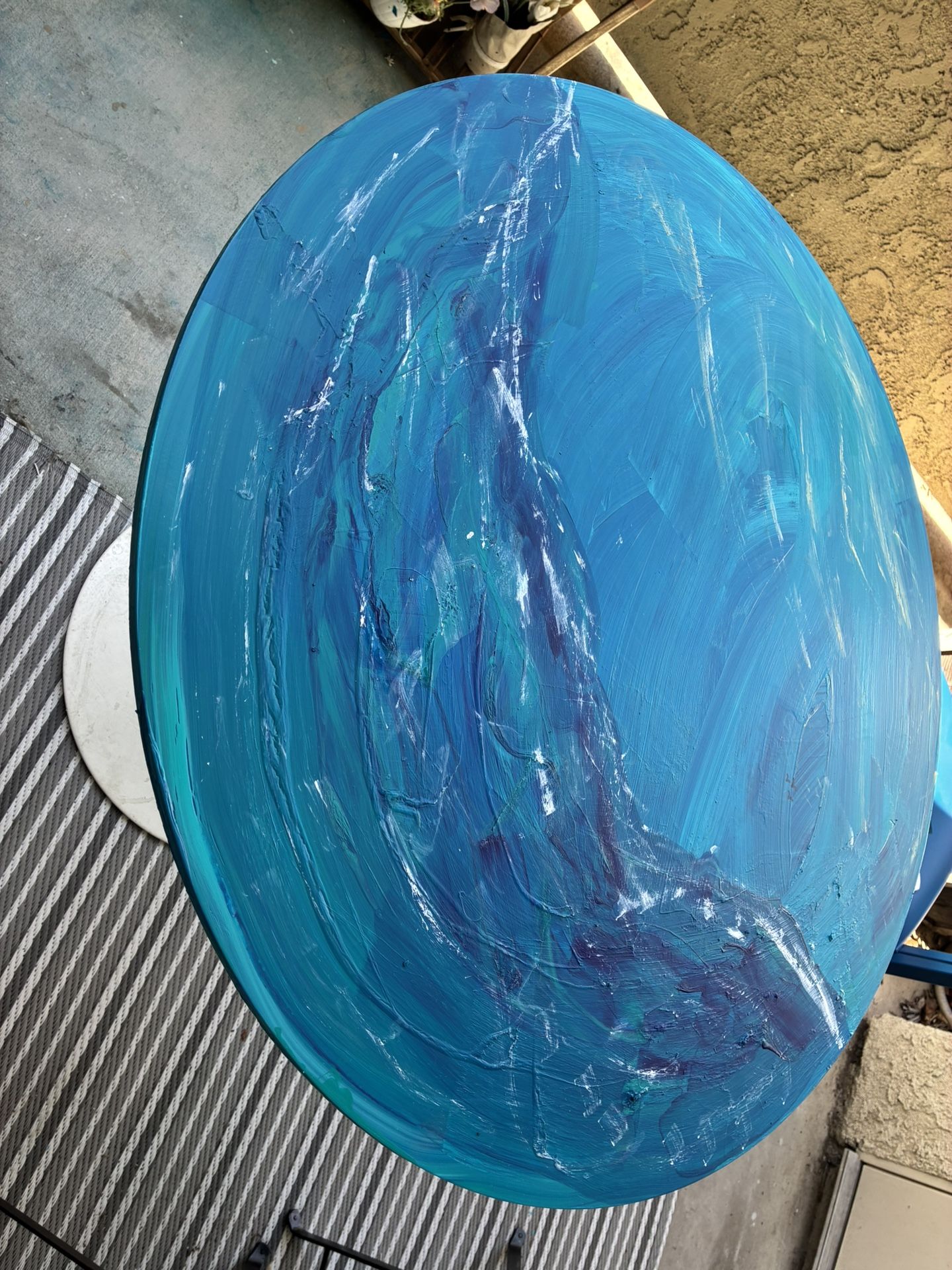 Hand Painted Patio Table