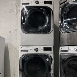 LG Large Capacity Stackable Washer and Dryer Set