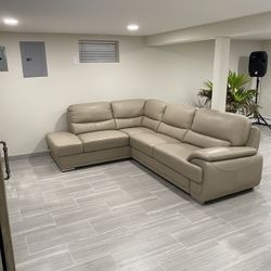 Genuine Leather Sofa Sleeper