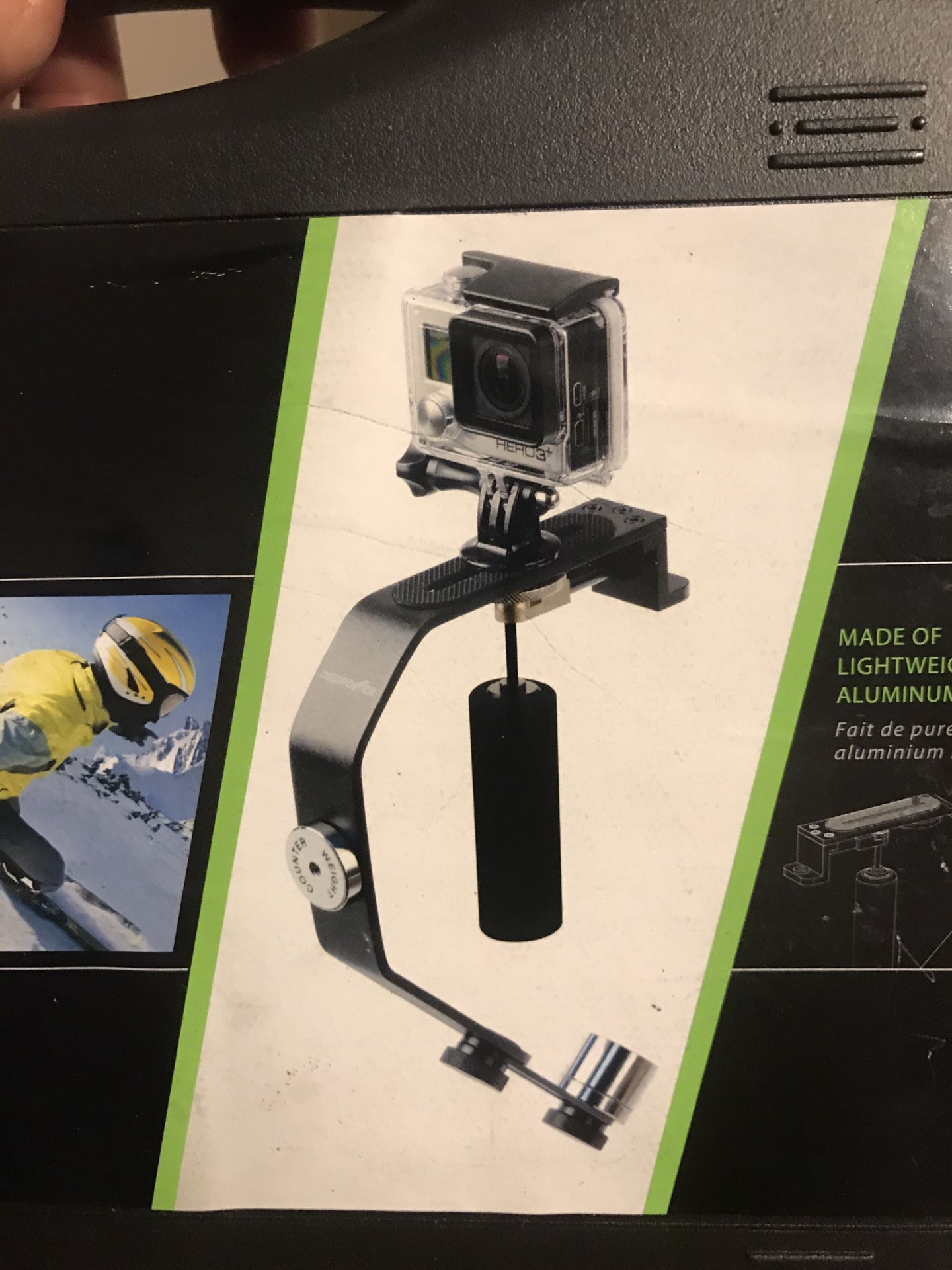 Action camera stabilizer