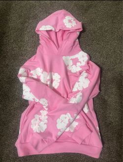 Denim Hoodie Pink (S)