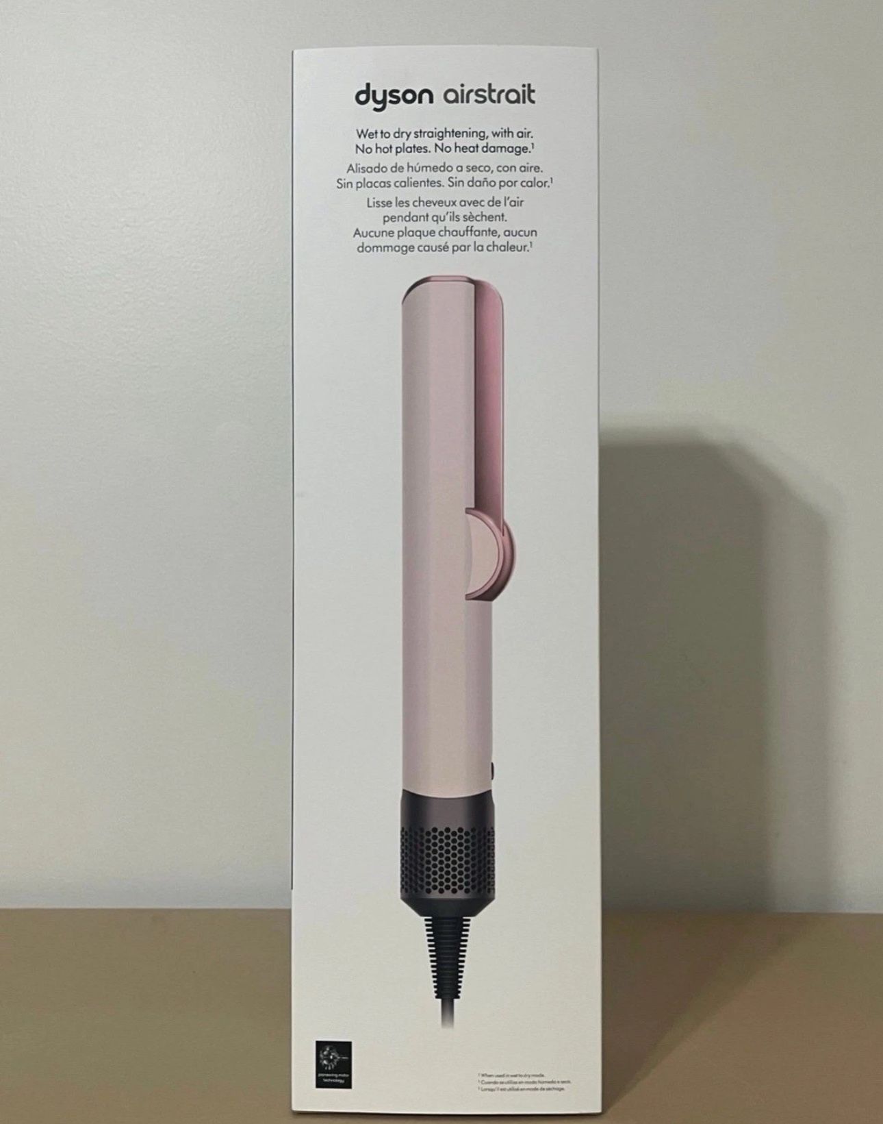 Dyson Airstrait Hair Straightener/ blow dryer, limited edition Pink color~ Sealed Box