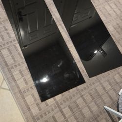 2 Ikea Besta Tempered Smoked Glass for Top of Cabinet or Shelves