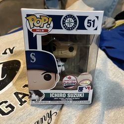 New Ichiro Suzuki Seattle Mariners MLB Funko Pop! #51 T-Mobile Park Exclusive