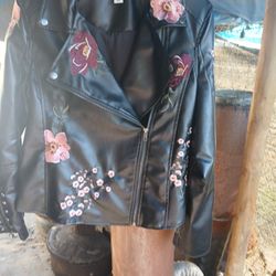 Womens Black Jacket Large